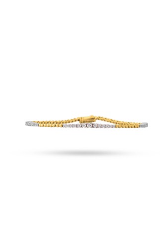 Althessa 14K Solid Gold with Natural Diamond (0.66 CT)