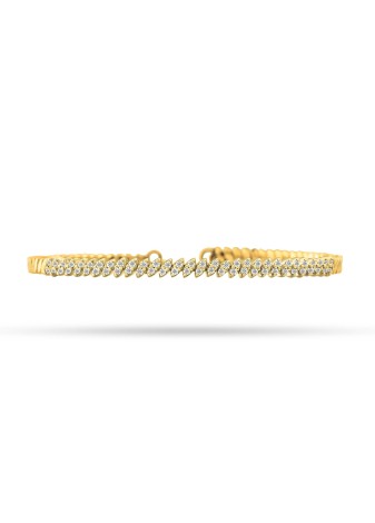Fiora 14K Solid Gold with Natural Diamond (0.56 CT)