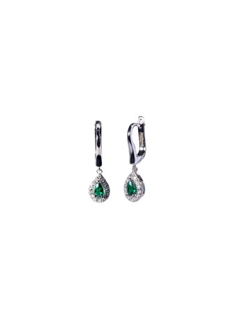 Solima 14K Solid Gold with Natural Diamond and Gemstone (0.40 CT, RD: 0.23 CT)
