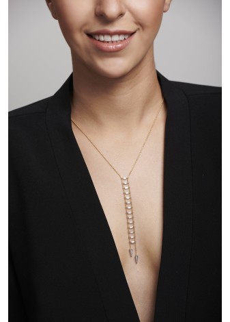 Serisca 14K Solid Gold Adorned with Premium Stone