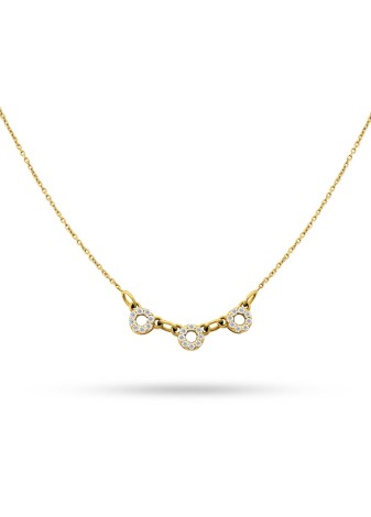 Merisea 14K Solid Gold with Natural Diamond RD: 0.15 CT, F-G, SI