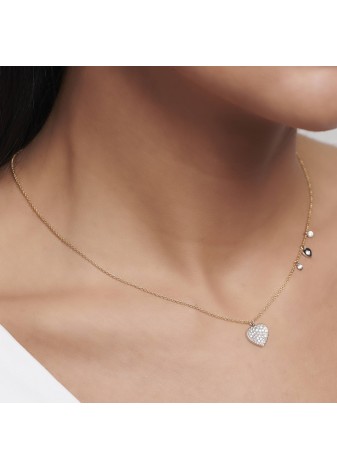 Ilarra 14K Solid Gold with Natural Diamond RD: 0.33 CT, E-F, VS