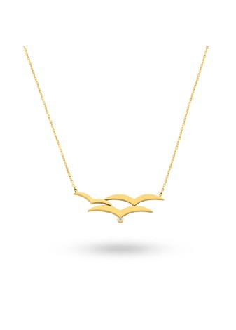 Elaris 14K Solid Gold with Natural Diamond RD: 0.01 CT, F-G, SI