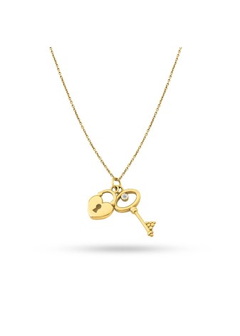 Mirelia 14K Solid Gold with Natural Diamond RD: 0.01 CT, F-G, VS Yellow