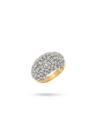 Luxia 14K Solid Gold Adorned with Premium Stone