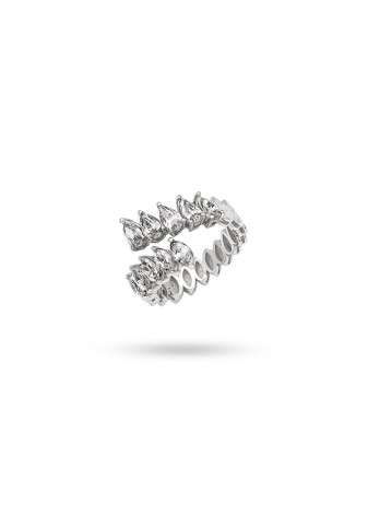 Forsinia 14K Solid Gold Adorned with Premium Stone