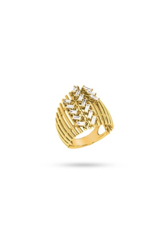 Derobie 14K Solid Gold with Natural Diamond (BG: 0.57 CT, E-F, SI)