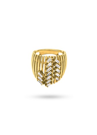 Derobie 14K Solid Gold with Natural Diamond (BG: 0.57 CT, E-F, SI)
