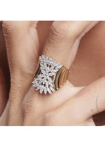 Velora 14K Solid Gold Adorned with Premium Stone