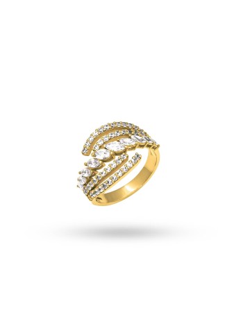 Serandia 14K Solid Gold Adorned with Premium Stone