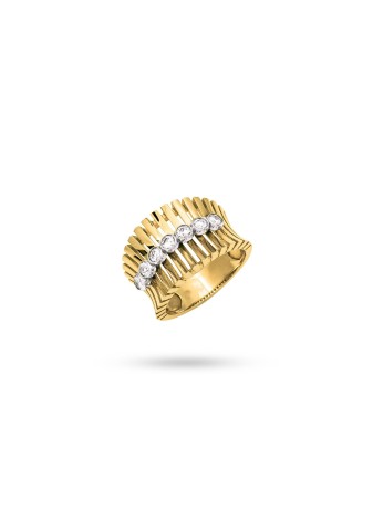 Vellora 14K Solid Gold with Natural Diamond (RD: 0.50 CT, F-G, SI)
