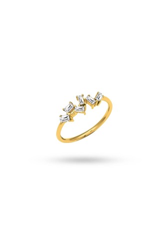 Miralys 14K Solid Gold with Natural Diamond (BG: 0.33 CT, E-F, SI)