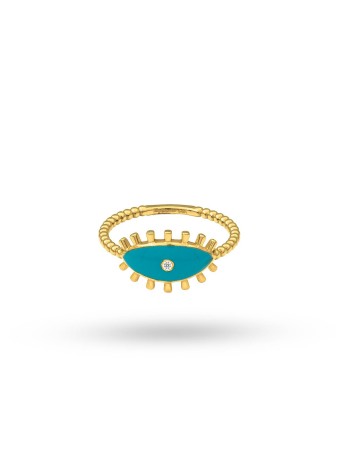 Zorena 14K Solid Gold with Natural Diamond (RD: 0.01 CT, E-F, SI)