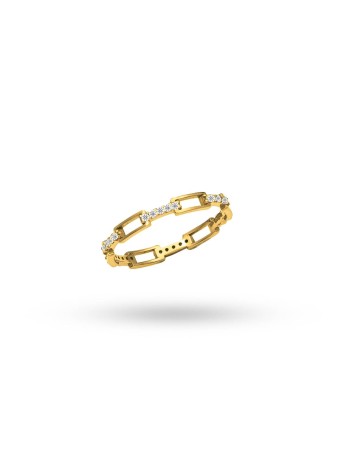 Vestra 14K Solid Gold with Natural Diamond (RD: 0.16 CT, F-G, SI)