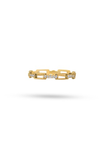 Vestra 14K Solid Gold with Natural Diamond (RD: 0.16 CT, F-G, SI)