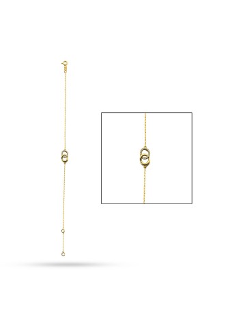 Zephria 14K Solid Gold Elegance with a Brilliant Premium Detail