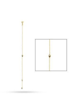 Jylora Exquisite 14K Solid Gold Featuring a Radiant Premium Accent