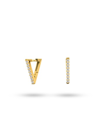 Thalix Exquisite 14K Solid Gold Featuring a Radiant Premium Accent