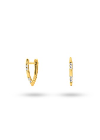 Veylana Sophisticated 14K Solid Gold with a Dazzling Premium Feature