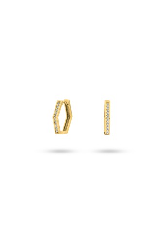 Zorina Sophisticated 14K Solid Gold with a Dazzling Premium Feature