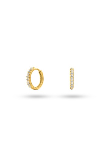 Isora 14K Solid Gold Elegance with a Brilliant Premium Detail