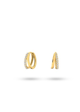 Liora Timeless 14K Solid Gold, Embellished with a Premium Spark