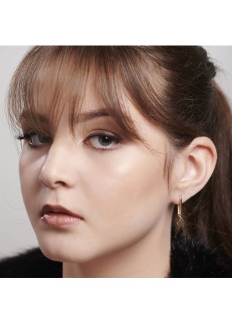 Sylven Exquisite 14K Solid Gold Featuring a Radiant Premium Accent