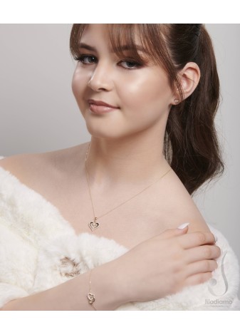 Elyxian Timeless 14K Solid Gold, Embellished with a Premium Spark