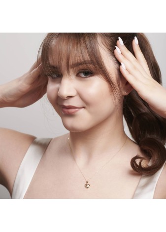 Vynessa Timeless 14K Solid Gold, Embellished with a Premium Spark
