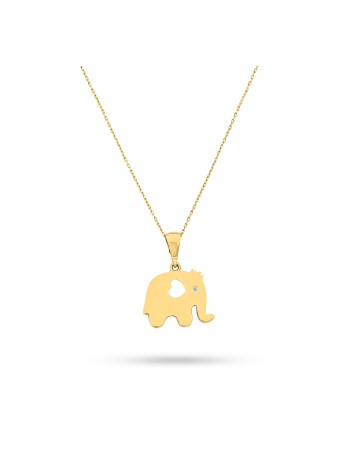 Veyla Exquisite 14K Solid Gold Featuring a Radiant Premium Accent
