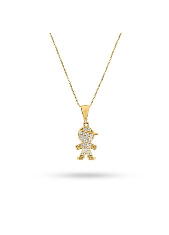 Aelith Exquisite 14K Solid Gold Featuring a Radiant Premium Accent