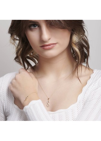 Zeylian Set Timeless 14K Solid Gold, Embellished with a Premium Spark