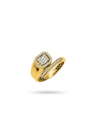 Serandia Set 14K Solid Gold with Natural Diamond